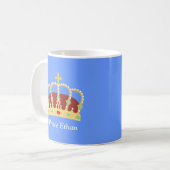 Mug Prince élégant Crown avec des bijoux pour des (Devant gauche)