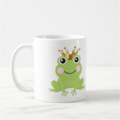 Mug Prince Grenouille de conte de fées Couronne d'or P (Gauche)