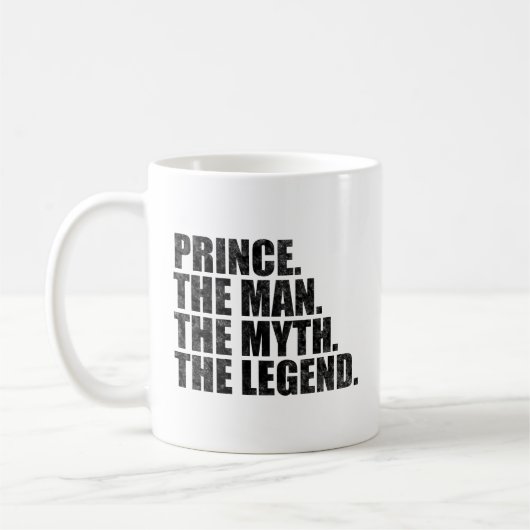 Mug Prince name, Prince The Man The Myth The Legend (Gauche)