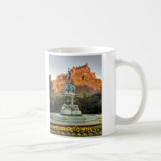 Mug Princes Street Gardens de fontaine de château (Droite)