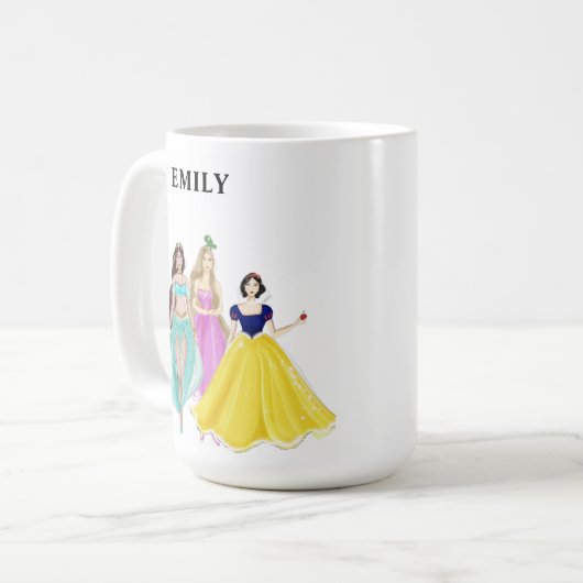 Mug Princesse, (Devant gauche)