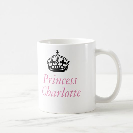 Mug Princesse Charlotte et couronne britannique (Droite)