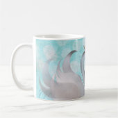 Mug Princesse cygne faux or paillettes chic conte de f (Gauche)