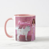 Mug Princesse dans la forêt rose | Fairytale | Whimsiq (Gauche)