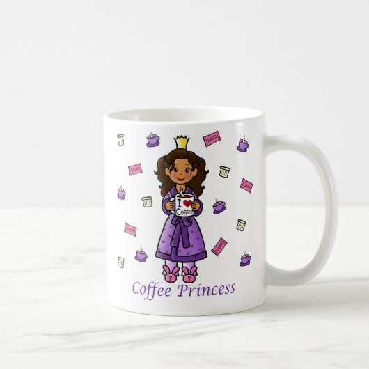 Mug Princesse de café (Droite)