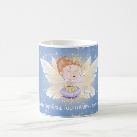 Mug princesse de la fée des dents avec la magie des de (Centre)