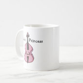 Mug Princesse de violoncelle (Devant gauche)