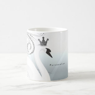 Mug Princesse des cygnes Argent et Blanc Tourbillon Ch