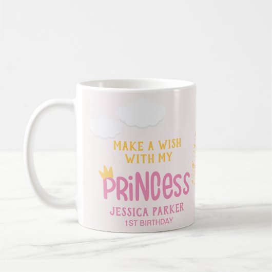 Mug Princesse des Etoiles, Un voeu magique (Gauche)