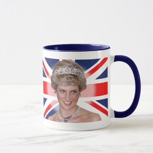 Mug Princesse Diana Union Jack (Droite)