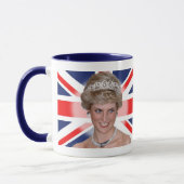 Mug Princesse Diana Union Jack (Gauche)