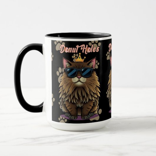 Mug Princesse Donut - Empreintes de Patte de Trous de (Gauche)
