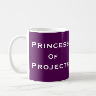 Mug Princesse du nom de chef de projet de femme de