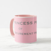 Mug Princesse du nom femelle spécial de femme de (Devant gauche)