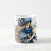 Mug Princesse Fantasy hivernale dans un conte de fées  (Centre)