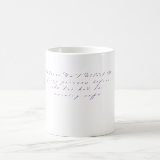 Mug Princesse Fée Café (Centre)
