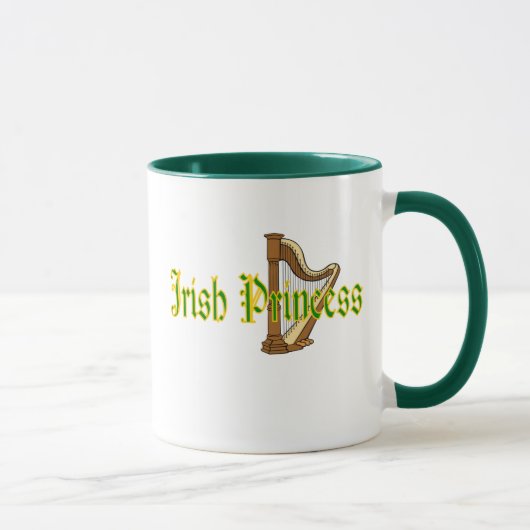 Mug Princesse irlandaise Jour de la Saint Patrick Coff (Droite)