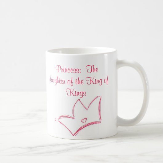 Mug Princesse :  La fille du roi des rois (Droite)