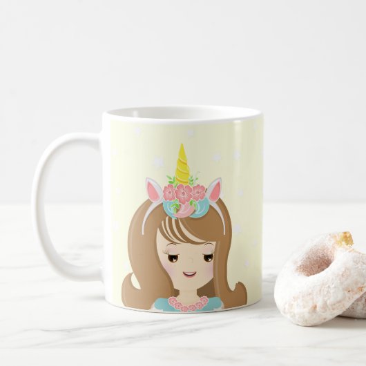 Mug Princesse Licorne (Avec donut)
