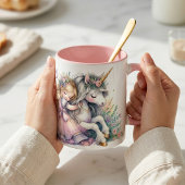 Mug Princesse Licorne Pastel Conte de Fées Fantastique