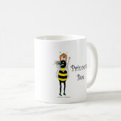 Mug Princesse mignonne Bee de bande dessinée (Devant droit)