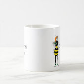 Mug Princesse mignonne Bee de bande dessinée (Centre)