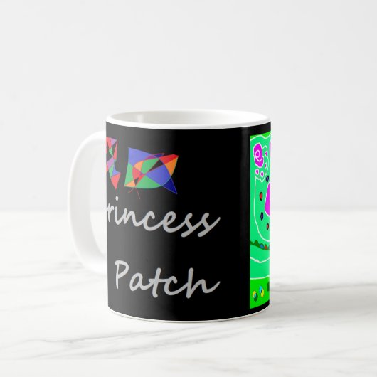 Mug Princesse patcher le chat mou (Devant gauche)