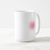 Mug princesse pop, visage femme, visage art abstrait (Devant droit)