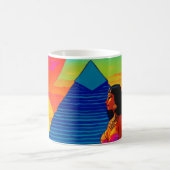 Mug Princesse psychédélique à pyramide rose (Centre)