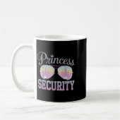 Mug Princesse Sécurité Protection Retro Castle Hommes  (Gauche)