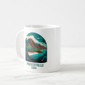 Mug Princeville Kauai Hawaii Beach Mounts Retro (Devant gauche)