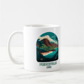Mug Princeville Kauai Hawaii Beach Mounts Retro (Gauche)