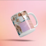 Mug Principal caractère énergie pastel aura moderne 6<br><div class="desc">Main caractère énergie 6 multi photo pastel aura moderne élégant décor maison cadeau</div>