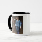 Mug Principal cheval de femme (Devant gauche)