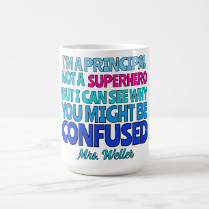 Mug Principal Personnalisé Drôle Pas un SUPERHÉROS