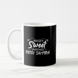 Mug Principalement sucré Parfois Dutton Beth Yellowsto