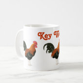 Mug Principaux coqs de l'Ouest Animaux de poulet de Fl (Devant gauche)
