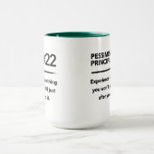 Mug Principe pessimiste n° 22 : Expérience (Centre)