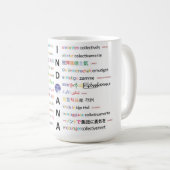 Mug principes de la vie - indiana 1a (Devant droit)