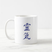 Mug Principes de Reiki bleus (Gauche)