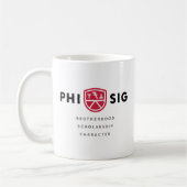 Mug Principes Phi Sigma Kappa (Gauche)