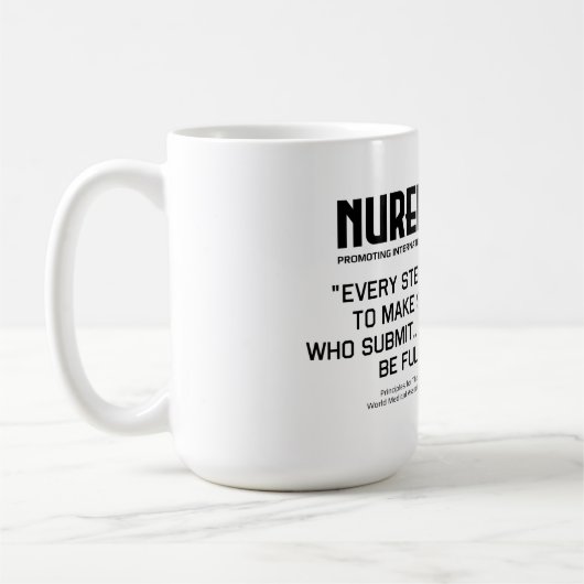 Mug Principes pour les chercheurs et les expérimentate (Gauche)