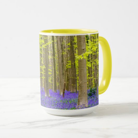 Mug Printemps dans la forêt bleue (Devant droit)