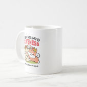 Mug Printemps dans la laideur - Illustration de chien  (Devant gauche)