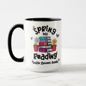 Mug Printemps En Lecture Dustin Stevens Livres (Gauche)