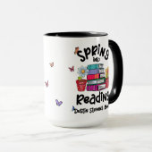 Mug Printemps En Lecture Dustin Stevens Livres (Devant droit)
