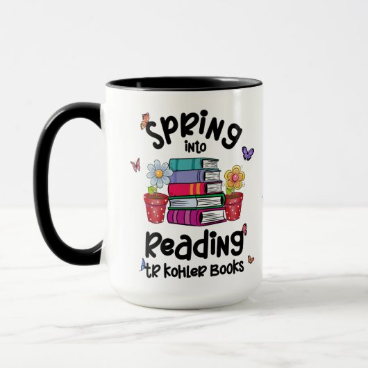 Mug Printemps En Lecture TR Kohler Livres (Gauche)