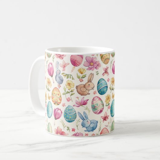 Mug Printemps Floraison de Pâques 6 (Devant gauche)