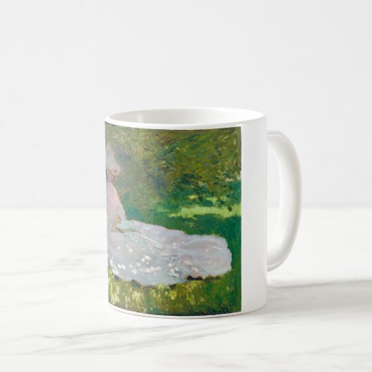 Mug Printemps, Monet (Devant droit)