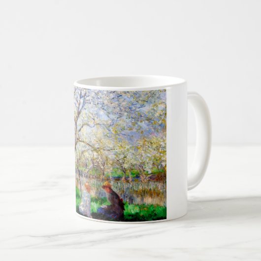 Mug Printemps, Monet (Devant droit)